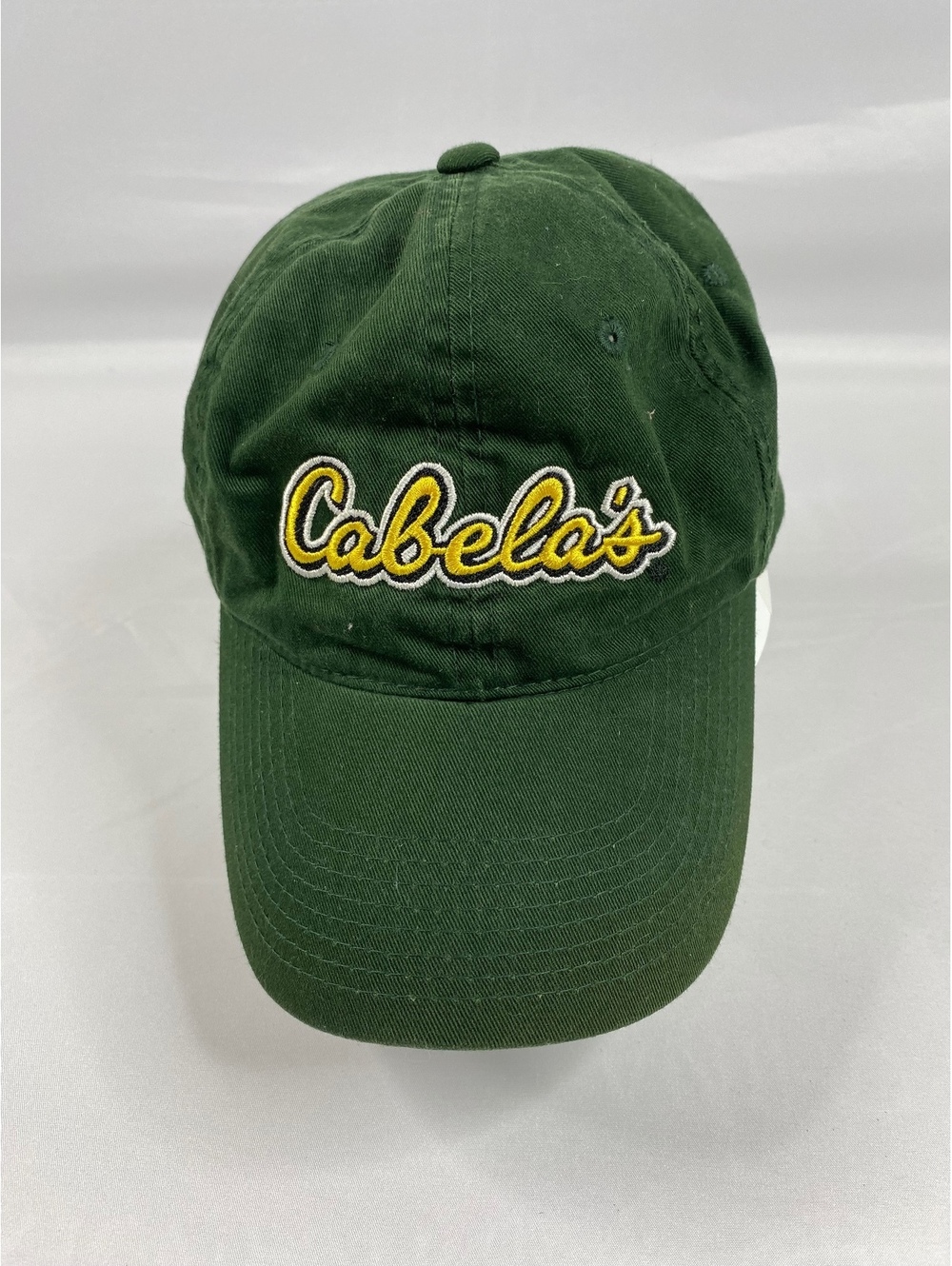 Dark Green Cabela's Cotton Baseball Cap w/Adjustable Strap